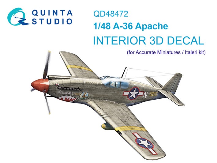 Quinta Studio QD48472 A-36 (Accurate Miniatures/Italeri) 1/48