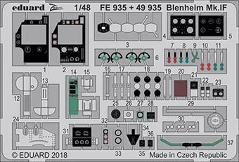 Eduard FE935 Blenheim Mk.IF 1/48