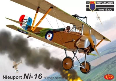 Kovozavody Prostejov 72452 Nieuport Ni-16 'Other services' (3x camo) 1/72