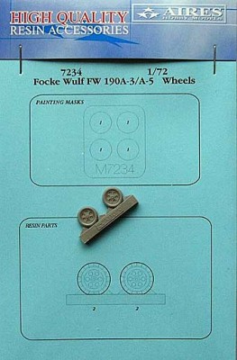 Aires 7234 Fw 190A-3/A-5 wheels 1/72