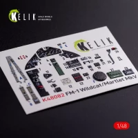 Reskit K48082 FM-1 Wildcat/Martlet Mk.V interior 3D decals 1/48