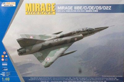 Kinetic K48054 Mirage IIIBE/D/DE/DS/D2Z 1/48