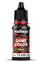 Valejio VAL-73200 Акриловая смывка цвет: сепиа (sepia wash),флакон: 17 мл.