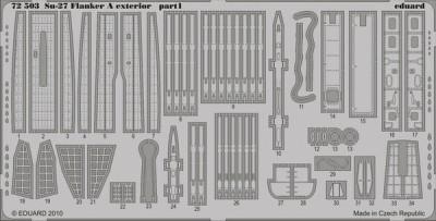 Eduard 72503 Su-27 Flanker A exterior ICM 1/72 (распродажа)