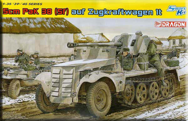 Dragon 6719 5cm PaK-38 (sf) auf Zugkraftwagen 1t