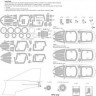 New Ware NWA-M0346 1/48 Mask for F-4 & RF-4 Phantom II ADVANCED (HAS)