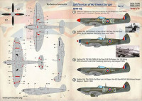 Print Scale 72-386 Spitfire Aces of NW Europe 1944-45, part 2 1/72