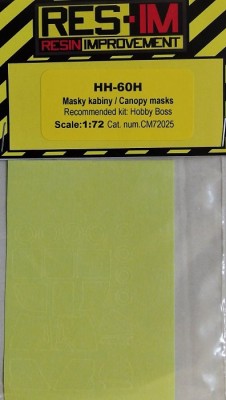 RES-IM RESICM72025 1/72 Canopy Masks for HH-60H (HOBBYB)