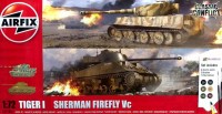 Airfix 50186 Classic Conflict Pz.Kpfw.VI Tiger I vs Sherman Firefly NEW TOOL 1/72