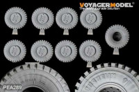 Voyager Model PEA289 Modern US Army M1070 Road Wheels 9PCES (For hobby boss ) 1/35