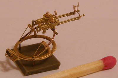 Mini World A7209 Lewis Mk.III machine gun on Scarf ring mount 1/72