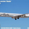 Восточный Экспресс 144112_5 MD-80 поздний Alaska ( Limited Edition ) 1/144