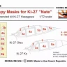 Rising Decals DM-008 Canopy mask for Ki-27a/b Nate (HAS) 1/72
