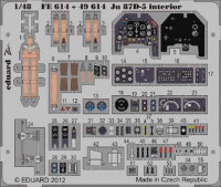 Eduard 49614 1/48 Фототравление для Ju 87D-5 interior S.A.