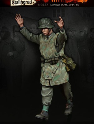 Stalingrad 3157 Пленный немец в камуфляже, 1944-45 1:35