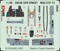 Eduard 3DL48249 MiG-21F-13 black SPACE (EDU) 1/48