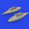 Eduard 672376 P-51D 165gal fuel tanks PRINT (EDU) 1/72