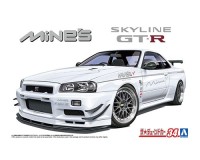Aoshima 59869 Mine's BNR34 Skyline GT-R '02 (NISSAN) 1/24
