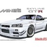 Aoshima 59869 Mine's BNR34 Skyline GT-R '02 (NISSAN) 1/24