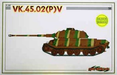 Dragon 6613 1/35 НЕМЕЦК. ТАНК VK.45.02(P) V