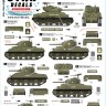 Star Decals 72-A1190 Indochine # 6 R.B.C.E.O Shermans M4, MA1, M4 Composite, M4(105mm), M4A1E8(76mm) Sherman 1/72