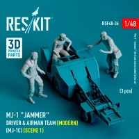Reskit F48036 MJ-1 'Jammer' Driver&airman team - scene 1 1/48
