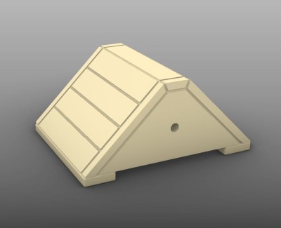 Aims AIMS72P017 RAF/FAA/Fleet Air Arm (shore based) WWII / post war wheel chocks - set of two 1/72