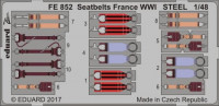 Eduard FE852 Seatbelts France WWI 1/48 1/48