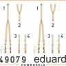 Eduard 49079 Seatbelts RAF WWII SUPER FABRIC 1/48