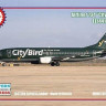 Восточный Экспресс 144130_6 Авиалайнер Б-737-400 CityBird ( Limited Edition ) 1/144