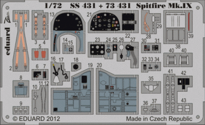 Eduard 73431 Spitfire Mk.IX 1/72