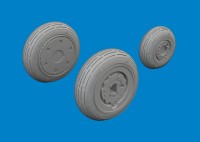 Eduard 6481151 BRASSIN MiG-21F wheels (EDU) 1/48