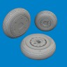 Eduard 6481151 BRASSIN MiG-21F wheels (EDU) 1/48