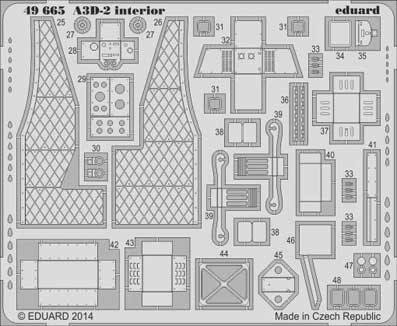 Eduard 49665 A3D-2 interior S.A.