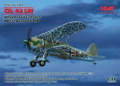 ICM 32021 CR 42 LW, Штурмовой самолет ВВС Германии II МВ 1/32