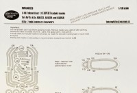 New Ware NWA-M0129 Mask Folland Gnat T.1 EXPERT (AIRFIX) 1/48