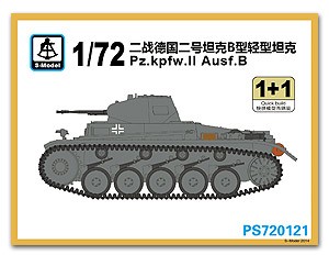S-Model PS720121 Pz.Kpfw.II Ausf.B 1/72