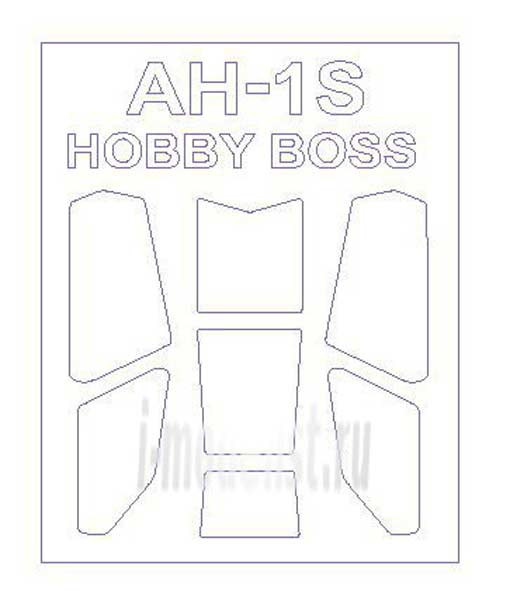 KV Models 72267 AH-1F/S Cobra Attack Helicopter (HOBBY BOSS #87224,#87225) HOBBY BOSS 1/72