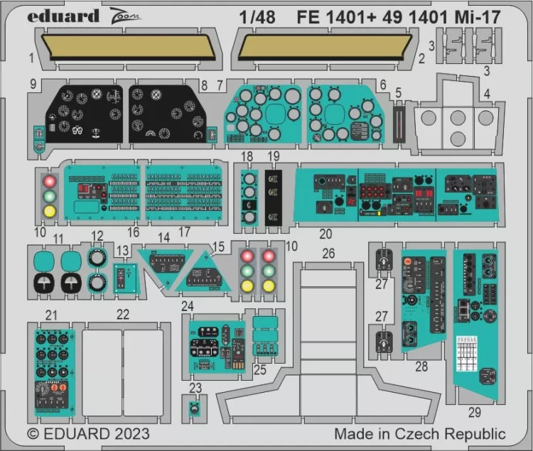Eduard FE1401 Mi-17 (TRUMP) 1/48