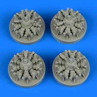QuickBoost QB72574 B-17G flying fortress engines (AIRFIX) 1/72