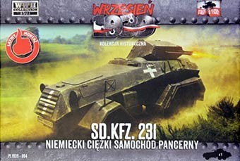 First To Fight FTF-72064 Sd.Kfz.231 German 6-wheeled Heavy Armored Car 1/72