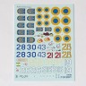 Foxbot Decals FBOT48076 Ukrainian Fulcrums: Mikoyan MiG-29 (9-13) 1/48