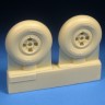 Barracuda Studios BCR32426 Hawker Hurricane 4 Slot Mainwheels 1/32