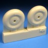 Barracuda Studios BCR32426 Hawker Hurricane 4 Slot Mainwheels 1/32
