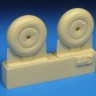 Barracuda Studios BCR48447 Supermarine Spitfire Mk.I - mk.IX Five Slot Covered Mainwheels 1/48