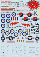 Print Scale 72-300 F-51 Mustang Korean War - part 2 (wet decals) 1/72