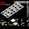 Voyager Model TEZ049 Modern AFV Road Wheels Stenciling templates ver 3(TRUMPETER/HOBBYBOSS) 1/35