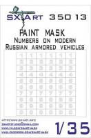 Sx Art 35013 Mask Numbers on Modern Russian Armor.Vehicles 1/35