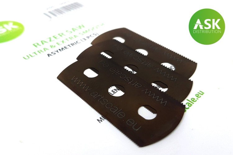 Art Scale 200-T0003 3 pc ASK Razor Saw 43/70 teeth No Scale