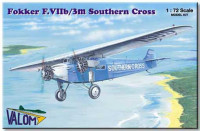 Valom 72072 Fokker F.VIIb/3m (Southern Cross, VH-USU) 1/72